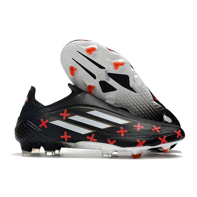 Adidas X Speedflow FG Negro Blanco Rojo